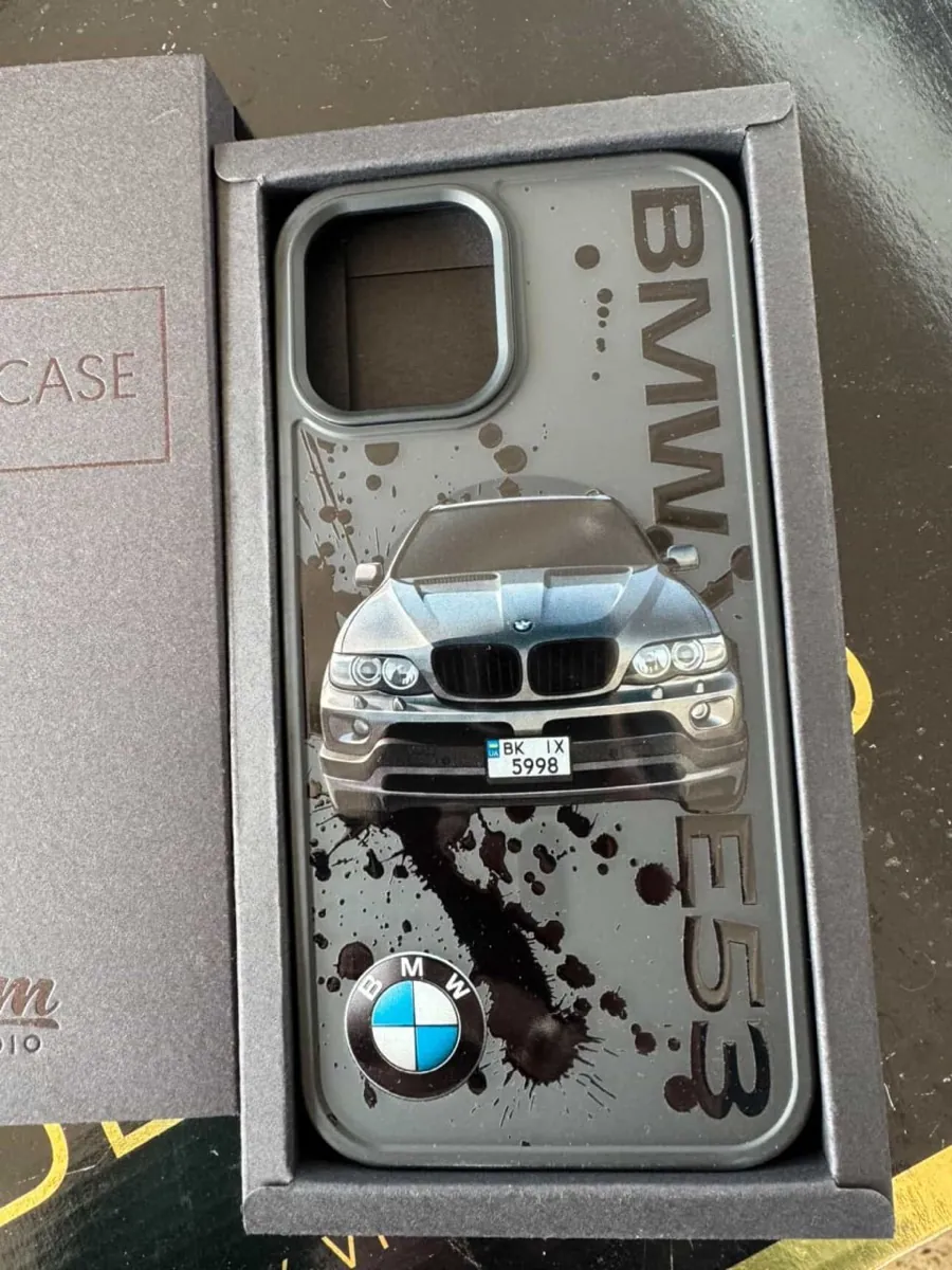 Чохол на iPhone з BMW X5 E53 і номером
