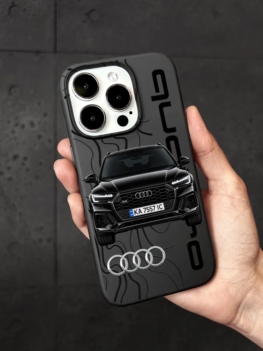Чохол на iPhone з Audi Q5 і номером