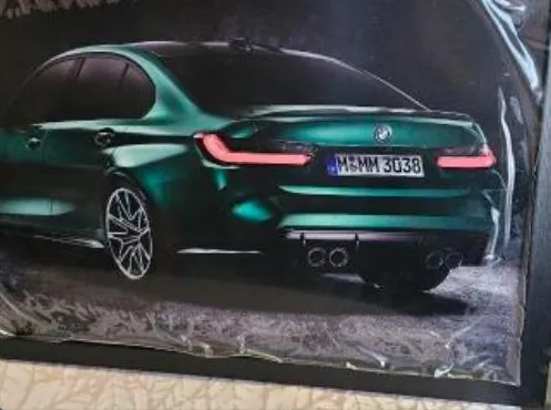 LED-постер у клієнта: BMW M3