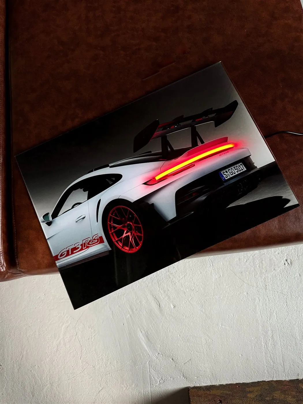 LED-постер з Porsche 911 GT3 RS