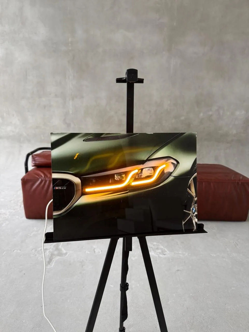 LED-постер з BMW M5 F90 CS Green