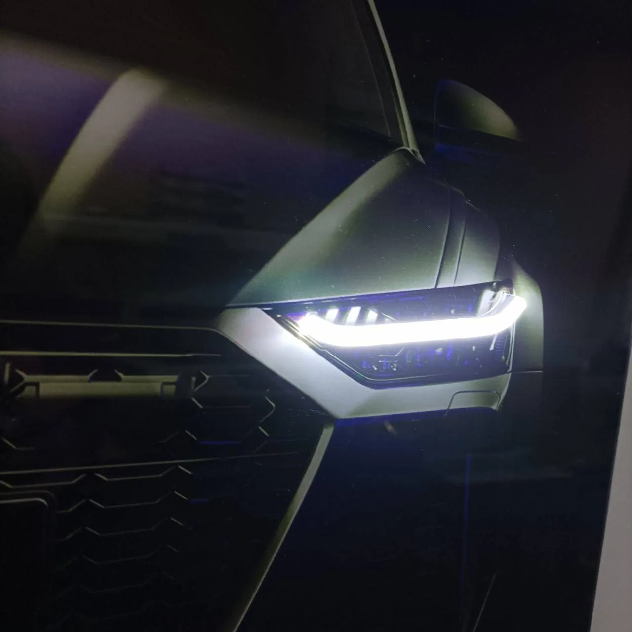 LED-постер з Audi RS 7