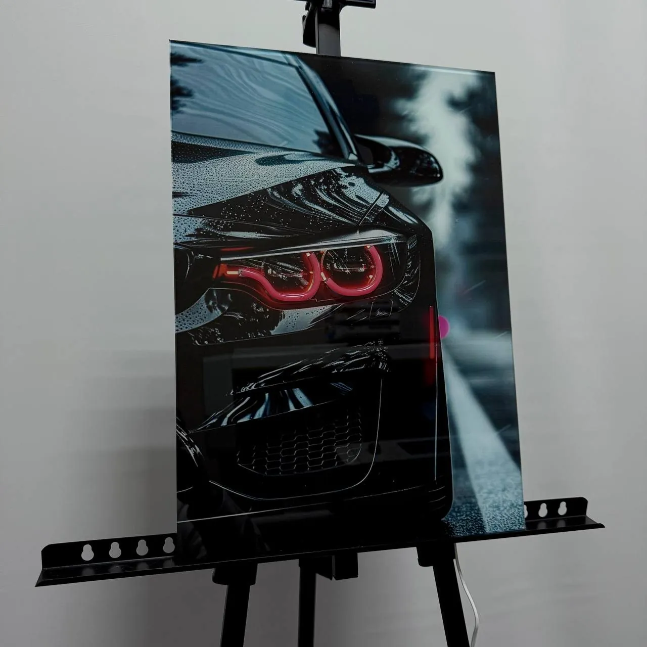 LED-постер з BMW M3 Black